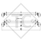 Assale frenato 1300kg Euro1 tipo di assale B 1200-5