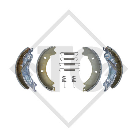 Brake shoes, wheel brake S 2005-5 RASK, brake size 200x50mm