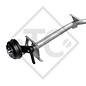 Braked axle SWING V-TEC 1700kg axle type SCB 1605, 46.29.368.911, 4013664