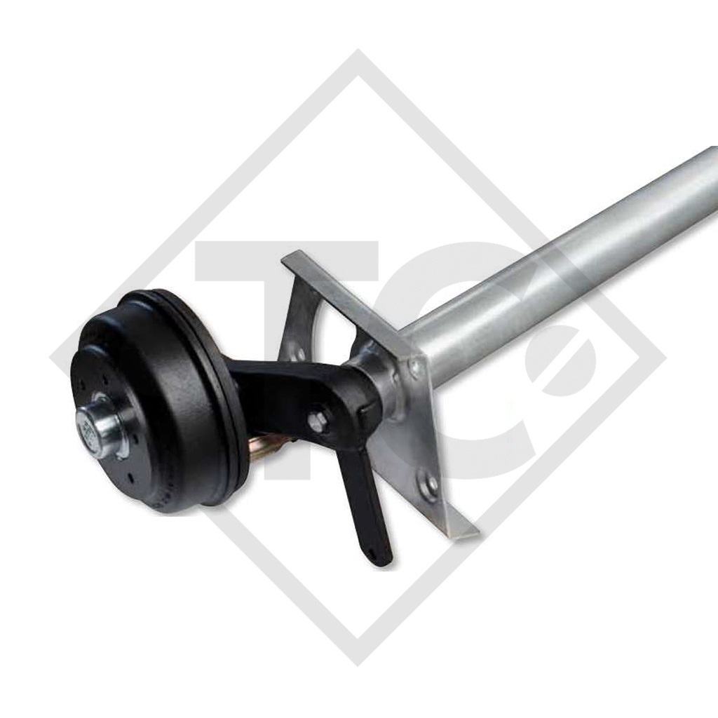 Braked axle SWING V-TEC 1700kg axle type SCB 1605, 46.29.368.911, 4013664