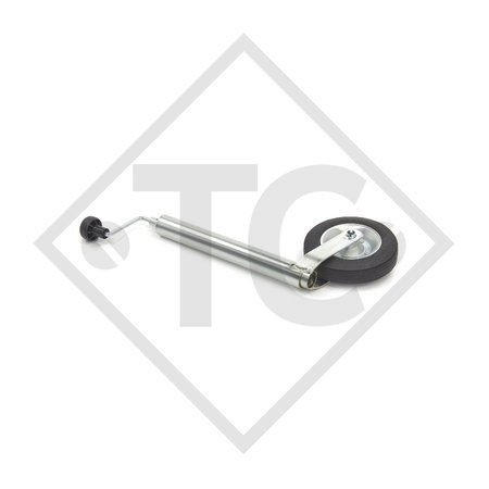 Jockey wheel ø48mm round BASIC