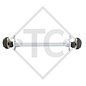 Achse gebremst 1300kg EURO Plus Achstyp B 1200-5 - Bürstner
