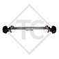 Braked axle SWING 1350kg axle type CB 1355, 46.25.379.196