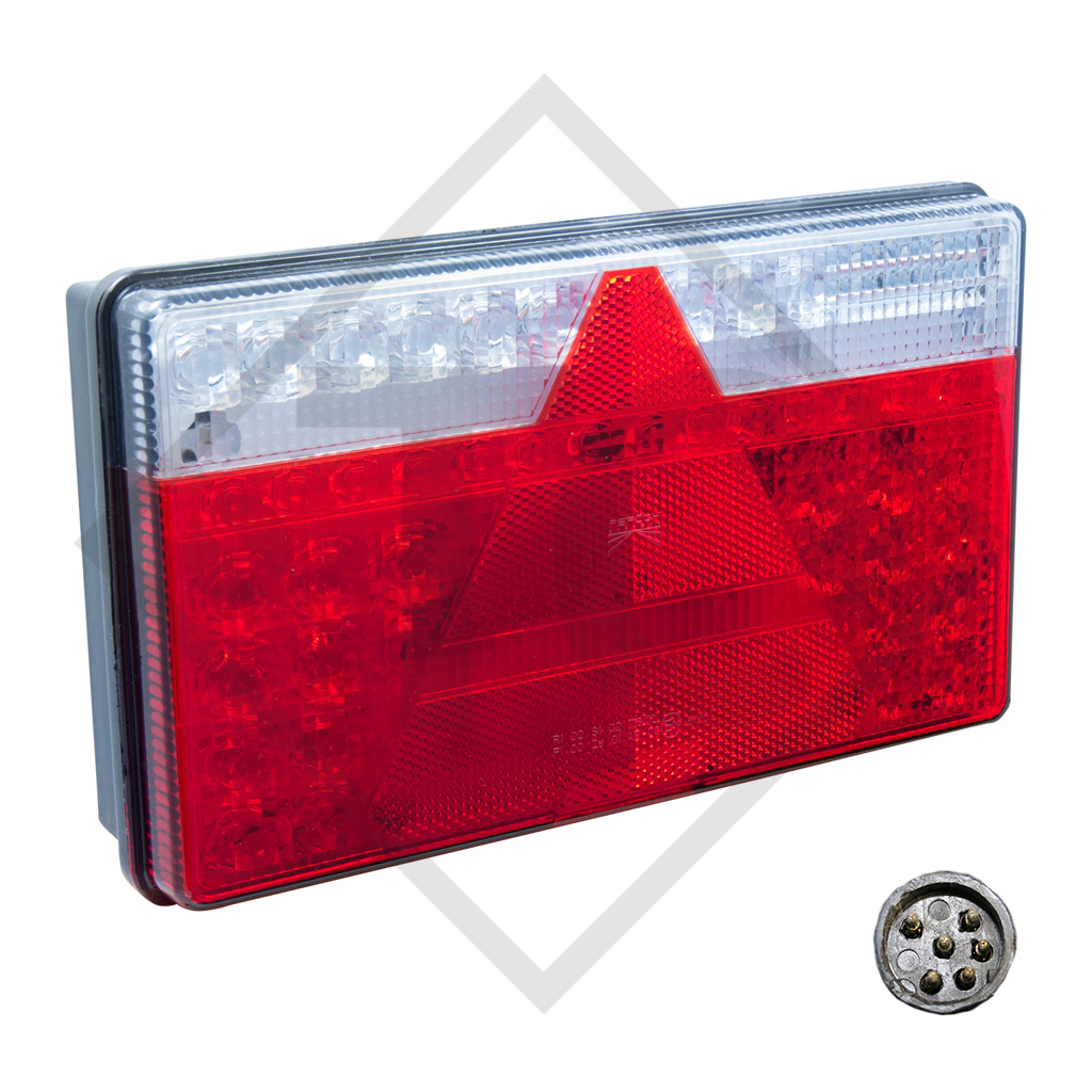 Tail light Multi LED 2 vers. flat, right 35-0202-027