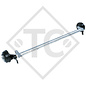 Achse gebremst 1350kg / 1400kg Achstyp DB 1355, 45.25.379.728 - NACHBAU, DA ORIGINAL NICHT MEHR LIEFERBAR!