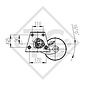 Braked axle 1300kg EURO Plus axle type DELTA SI-N 12