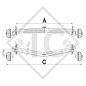 Achse gebremst 1300kg EURO Plus Achstyp DELTA SI-N 12