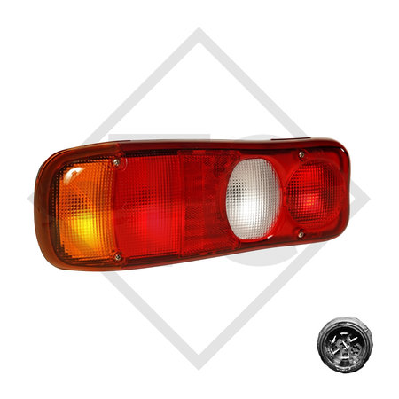 Tail light Eurofab incl. illuminants, left 25-8100-201