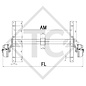 Achse gebremst SWING 1350kg Achstyp CB 1355, 46.25.379.593