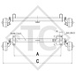 Eje con freno 750kg BASIC tipo de eje B 700-5