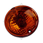 Fanale posteriore Roundpoint arancia in ottica di vetro trasparente 21-7500-007