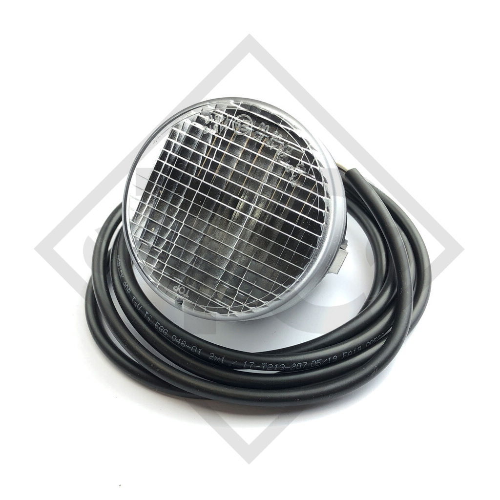 Luz trasera Roundpoint 2 LED 12 / 24V, blanco en óptica de vidrio transparente incl. medio luminiscente 38-7600-707