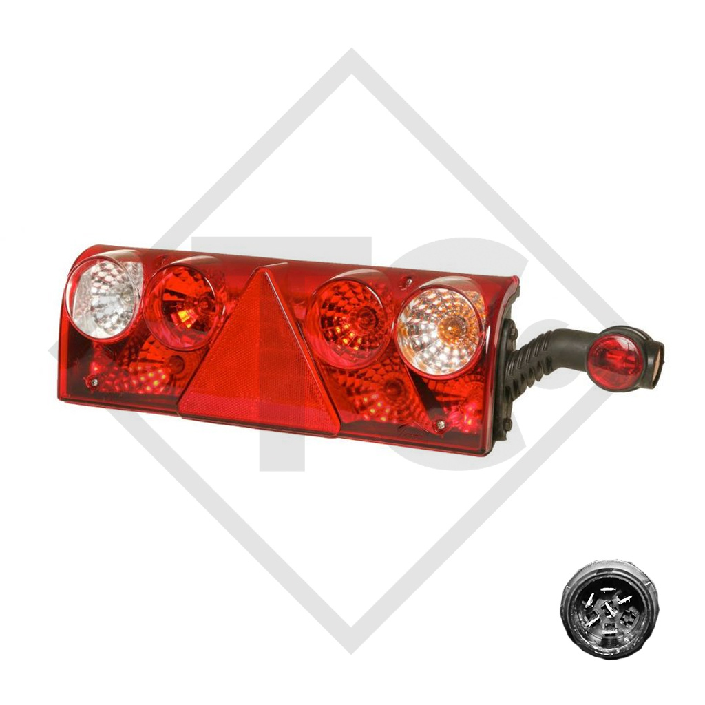 Tail light Europoint 2 incl. illuminants, right 25-6411-527