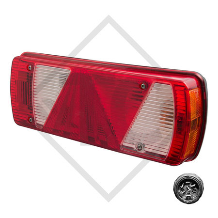 Tail light Ecopoint 2 with triangle incl. illuminants, right 25-2900-537