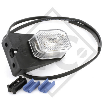 Position light Flexipoint 1 white mounted on bracket 100mm incl. illuminants 31-6569-037