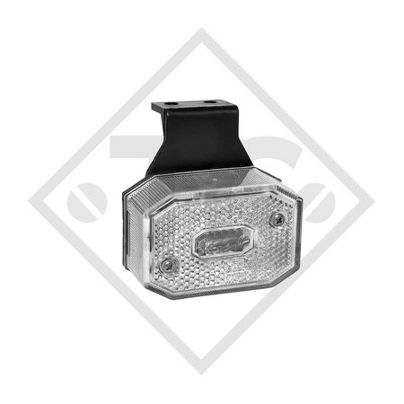 Position light Flexipoint 1 white with 90° bracket, horizontal mounting incl. illuminants 31-6569-197