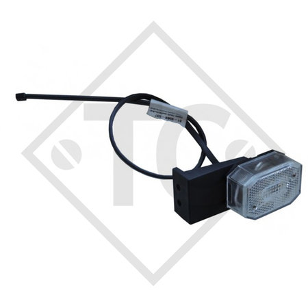 Position light Flexipoint 1 white with angled bracket, soft incl. illuminants 31-6569-537