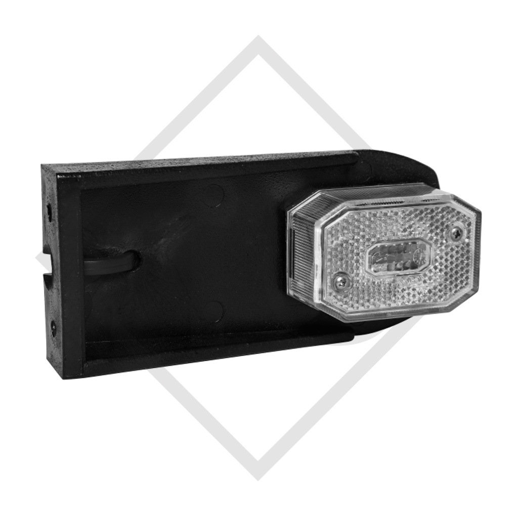 Luce de posición Flexipoint 1 blanco montado sobre soporte 150mm incl. medio luminiscente 31-6509-007