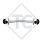 Braked axle 850kg EURO1 axle type DELTA SI-850-4, Dethleffs Nomad 350 HK