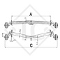 Achse gebremst 850kg EURO1 Achstyp DELTA SI-850-4, Dethleffs Nomad 350 HK