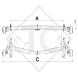 Achse gebremst 1500kg EURO Plus Achstyp DELTA SIN 14-1 - KNAUS SÜDWIND 500 FSK