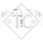 Essieu SWING V-TEC 1500kg freiné type d'essieu SCB 1505, 46.27.379.925, 4013641