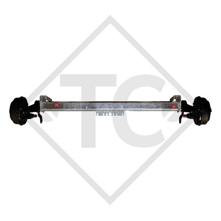 Braked axle SWING 1500kg axle type CB 1505, 46.27.379.064, 46.27.379.074