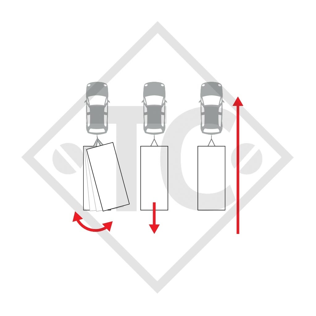 ATC-2 Trailer-Control, single axle trailer, 1501-1800kg