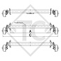 Gruppo tandema assale frenato 3000kg EURO Compact tipo di assale 2x B 1600-3