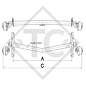 Achse gebremst 1500kg EURO1 Achstyp DELTA SI-N 14-1  1525949