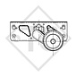 Achse gebremst 1500kg EURO1 Achstyp DELTA SI-N 14-1  1525949