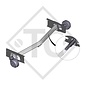 Braked axle 1700kg EURO1 axle type DELTA SI-N 14-3 with AAA (automatic adjustment of the brake pads)