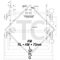 Braked tandem axle unit 2700kg SWING axle type CB 2/1355, 4014505