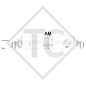 Essieu SWING V-TEC 1050kg freiné type d'essieu SCB 1055, 46.21.379.912