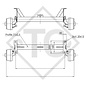 Assale frenato 450kg tipo di assale B 700-02