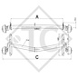 Assale frenato 1500kg EURO1 tipo di assale DELTA SI-N 14-1, BÜRSTNER