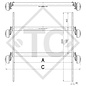 Gruppo tandema assale frenato 2500kg EURO COMPACT tipo di assale 2xB 1200-5