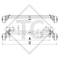 Assale frenato  1300kg EURO-Compact tipo di assale B 1200-5