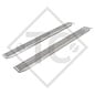 Rampe de chargement en aluminium type 400/1500/215, juste, 1 paire