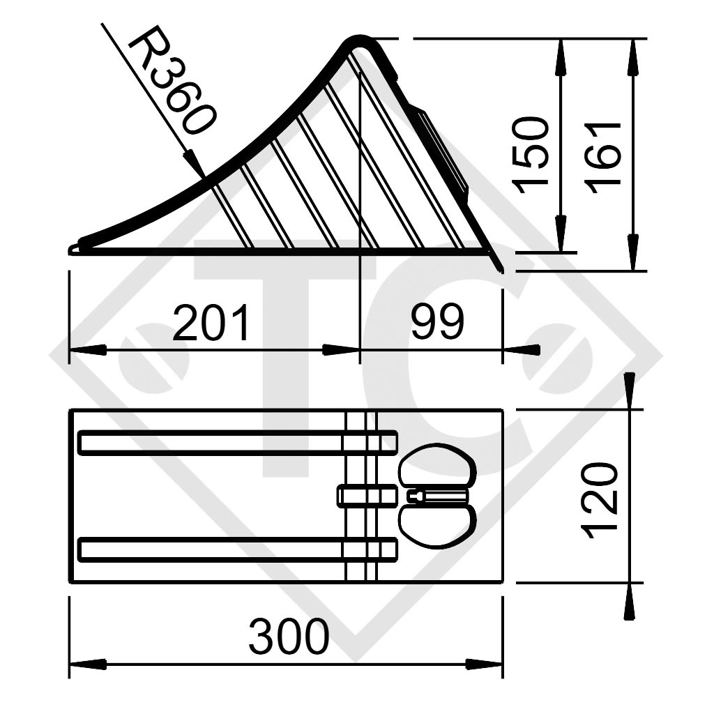 Unterlegkeil UK 36 St