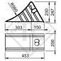 Wheel chock UK 53 St