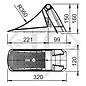 Wheel chock UK 36 KL