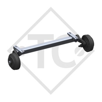 Essieu 1800kg freiné type d'essieu CB 1805, 46.32.368.180