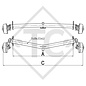 Achse gebremst 1600kg EURO PLUS Achstyp DELTA SI-N 14-2