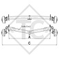 Eje con freno 1700kg EURO Plus tipo de eje DELTA SIN 14-3 TABBERT TW26