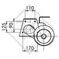 Braked axle 1500kg EURO1 axle type DELTA SI-N 14-1 - Dethleffs Camper 540