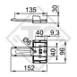 Halter HA 10 K-2 für Unterlegkeil UK 10 K-2