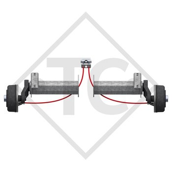 Semi ejes con freno 1600kg tipo de ejeB 1600-1 (par)