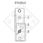 Soporte regulable en altura de 100mm