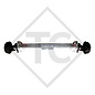 Braked axle SWING 1350kg axle type CB 1355, 46.25.379.277